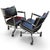Industrial Stunning Vintage 1970 Mid-Century Tempo Industries 5-Piece Dinette / Game Table Set For Sale - Image 3 of 12