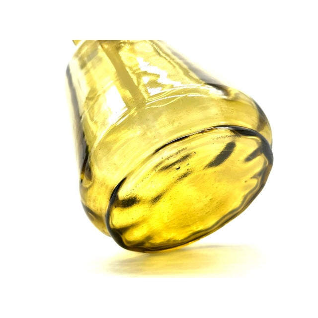 Mid-Century Modern Amber Glass Vase by Arthur Percy for Gullaskruf, Sweden, 1950s For Sale - Image 12 of 17
