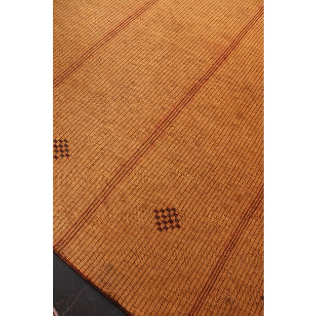 1980s Tuareg Mat Rug - 7'6'' X 14'7'' Ft For Sale - Image 5 of 6