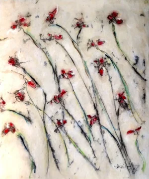 "Field" Contemporary Floral Painting