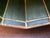 Rare Green Linenfold Double Student Table Lamp Tiffany Studio For Sale - Image 13 of 18