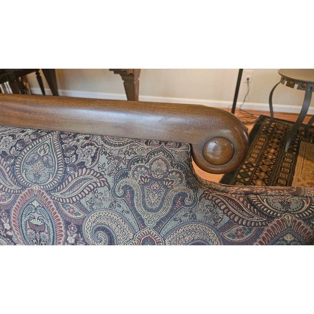Neoclassical Early 20th Century Parlor Settee For Sale - Image 3 of 4