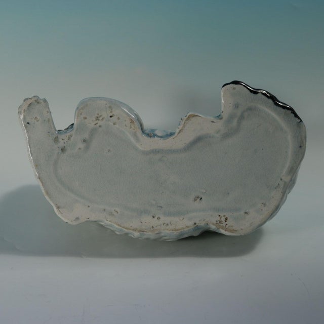 Ceramic Rare Staffordshire Pottery Recumbent Spaniel For Sale - Image 7 of 10