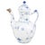 Blue Fluted Plain Coffee Pot with Silver Mount from Royal Copenhagen, 1920s For Sale - Image 6 of 6