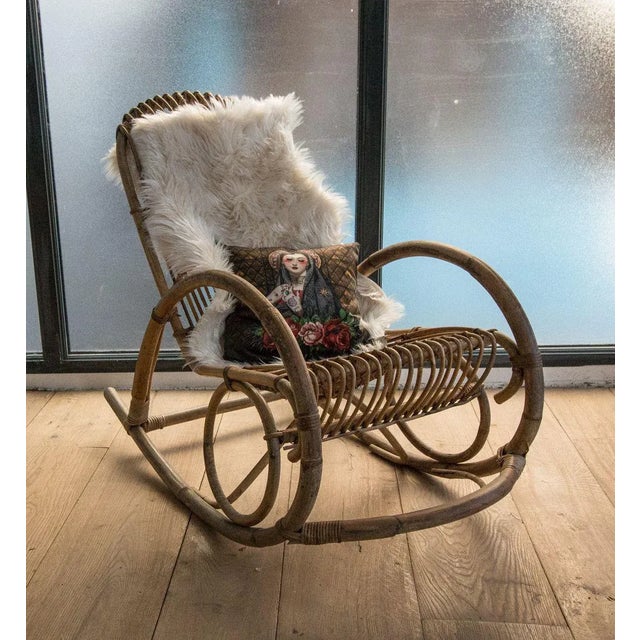 Rocking Chair by Rohé Noordwolde, 1960s For Sale - Image 9 of 11