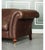 Lovely made-to-order large Heritage brown leather 3 to 4-seater sofa. This sofa has been handmade by Mark Elliot, a...