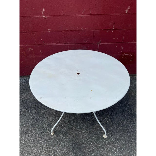 White Painted French Folding Table For Sale In New York - Image 6 of 11