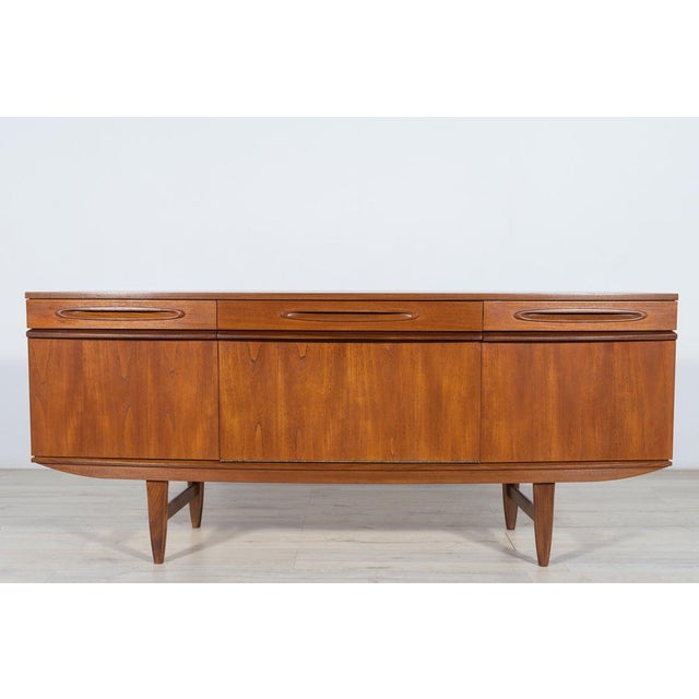 Mid-Century British Teak Sideboard, 1960s For Sale - Image 4 of 18