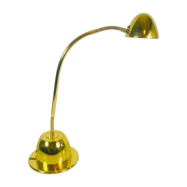 1970s Brass Table Lamp by Schröder Leuchten, Germany For Sale - Image 10 of 10