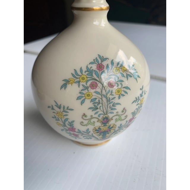 1960s Vintage 1960s Lenox Floral Bud Vase For Sale - Image 5 of 6