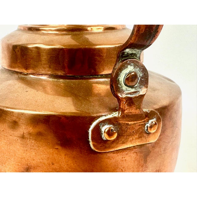 Swedish Copper Teapot, 1890s For Sale - Image 5 of 11