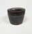 Rustic Small Mid 20th Century Brown Lidded Pottery Jar For Sale - Image 3 of 7