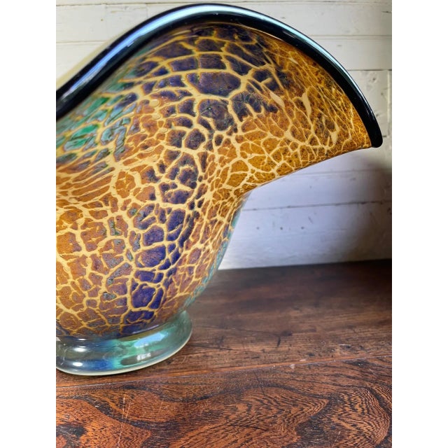 Early 21st Century Early 21st Century Studio Glass Bowl For Sale - Image 5 of 9