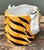 Late 20th Century Vintage Italian Hand Painted Tiger Cache Pot For Sale - Image 5 of 12