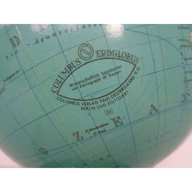 Vintage Illuminated Glass Globe by Paul Oestergaard for Columbus, 1960s For Sale - Image 11 of 18
