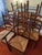 Vintage Tell City Chair Company Rush-Seat Dining Chairs Set of 7 For Sale - Image 9 of 16
