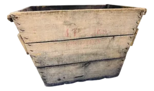 Large Antique French Champagne Harvest Crate
