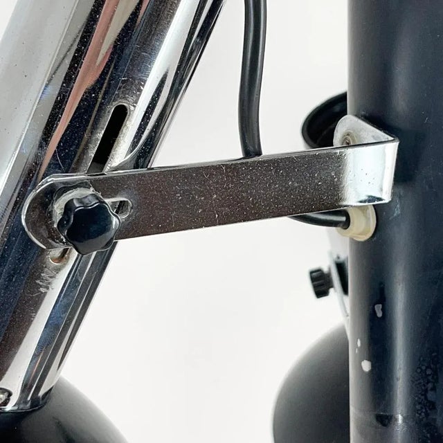 Metal Chrome 3 -pot Floor Lamp, Italy, 1960s For Sale - Image 7 of 13