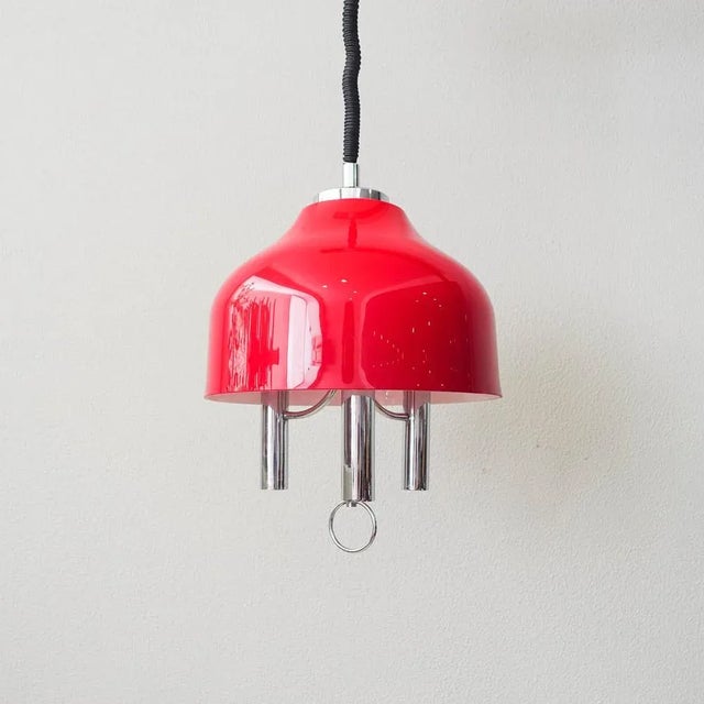 Space Age Rise and Fall Pendant Lamp, 1970s For Sale - Image 17 of 17