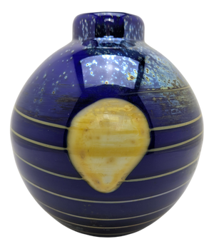 Large Vintage Studio Glass Vase by Jiri Suhajek for Cristallex, 1980
