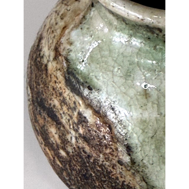 Antique Japanese Ceramic Ko-Tanba Chaire Edo Period For Sale - Image 14 of 18