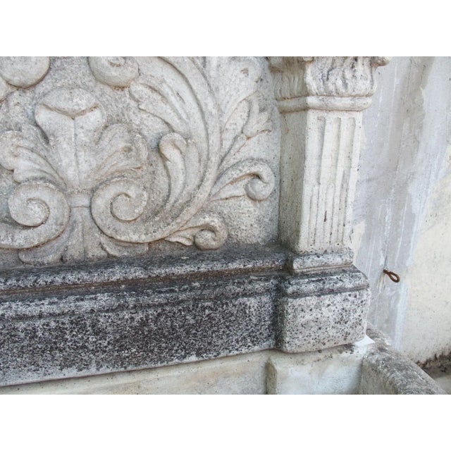 Voisins-Le-Bretonneux Cast Vintage Garden Wall Fountain From France, C. 1970s For Sale In Dallas - Image 6 of 18