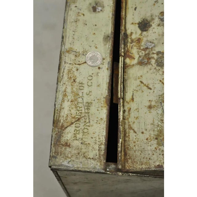 Late 19th Century Bonsor's Famous Philadelphia Coffee Tin Metal Storage Bin Tickle the Taster For Sale - Image 9 of 12