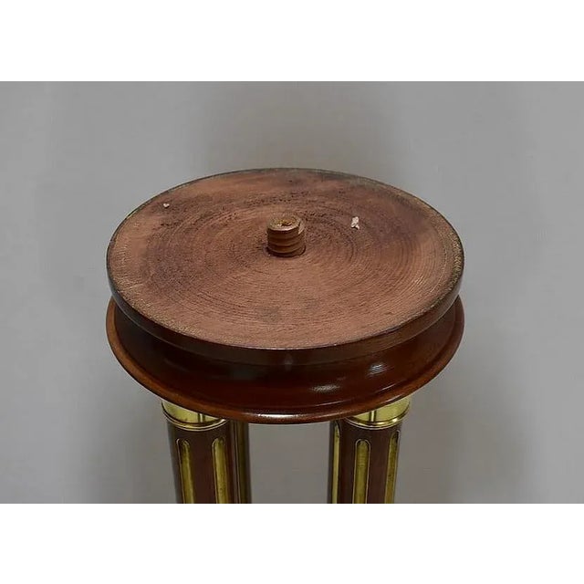Louis XVI 19th Century Pedestal with 4 Columns For Sale - Image 10 of 13