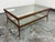 Modern Crate & Barrel Luna Two-Tier Glass Coffee Table For Sale - Image 3 of 12