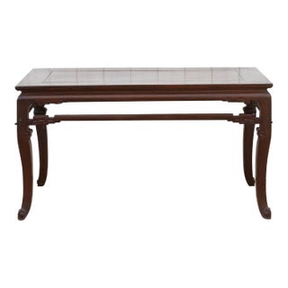Mid-Century Vietnamese Carved Center Table For Sale