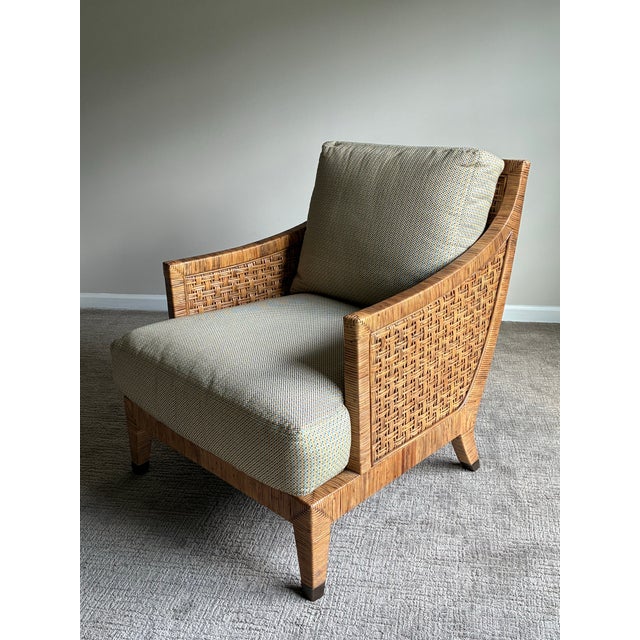 Late 20th Century Pair of Late 20th Century McGuire St. Germaine Lounge Chair For Sale - Image 5 of 8