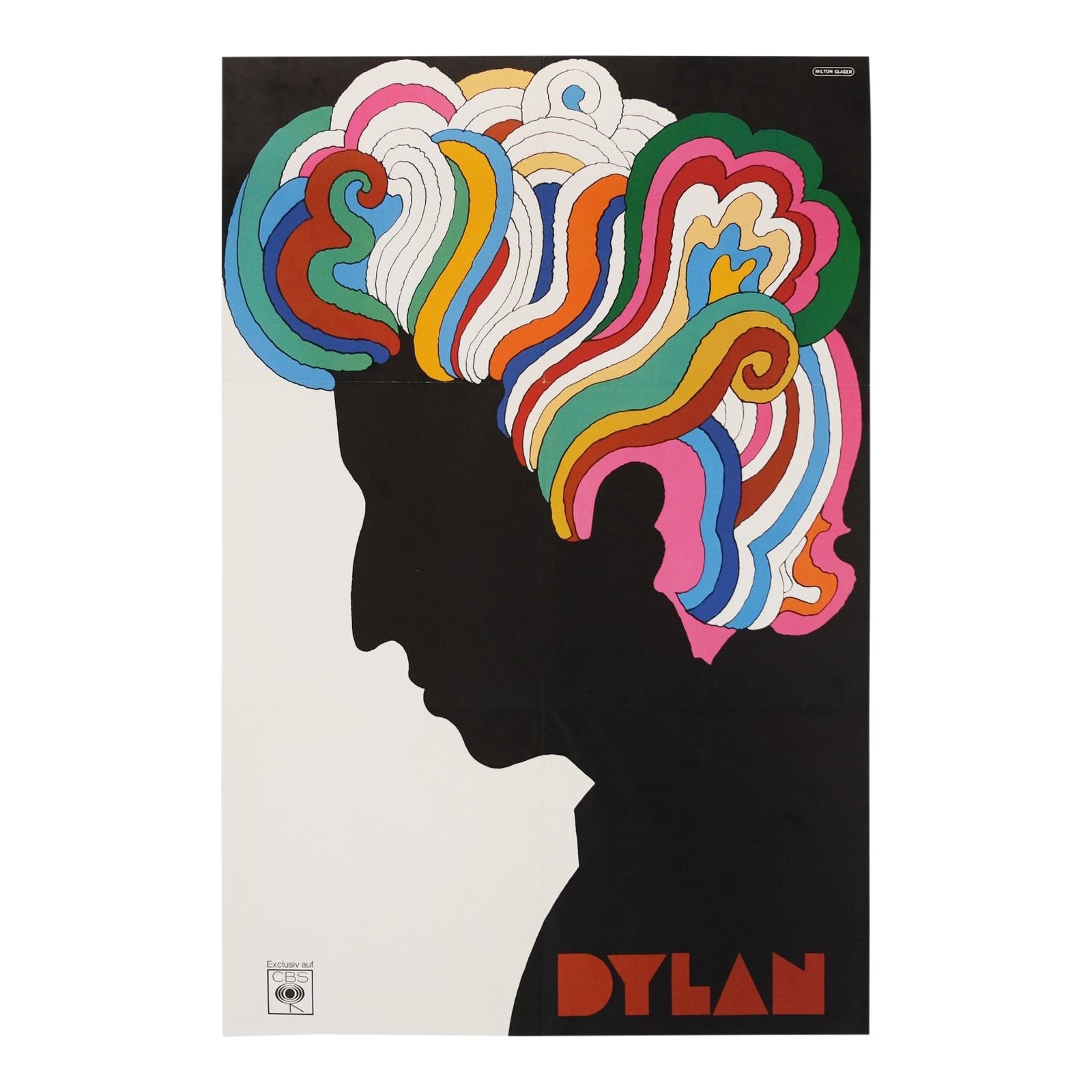 1960s Vintage Bob Dylan Milton Glaser Poster & Album - 2 ...