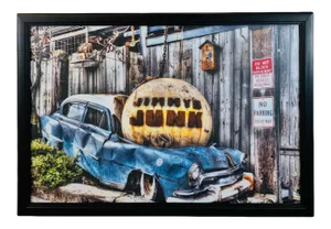 Jimmy's Junkyard Entrance Framed Print