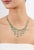 18k White Gold 22.17ct Natural Emerald Chandelier Vintage Necklace With Diamonds For Sale - Image 9 of 16