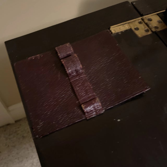 Wood Unusual Metamorphic Writing Desk Table For Sale - Image 7 of 8