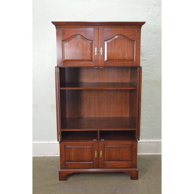 Henkel Harris Solid Cherry Large Media Armoire Chairish