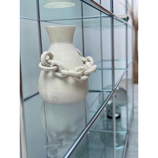 Modular Chrome & Glass Abstracta Royal System Shelf by Poul Cadovius, Denmark, 1960s For Sale - Image 9 of 15