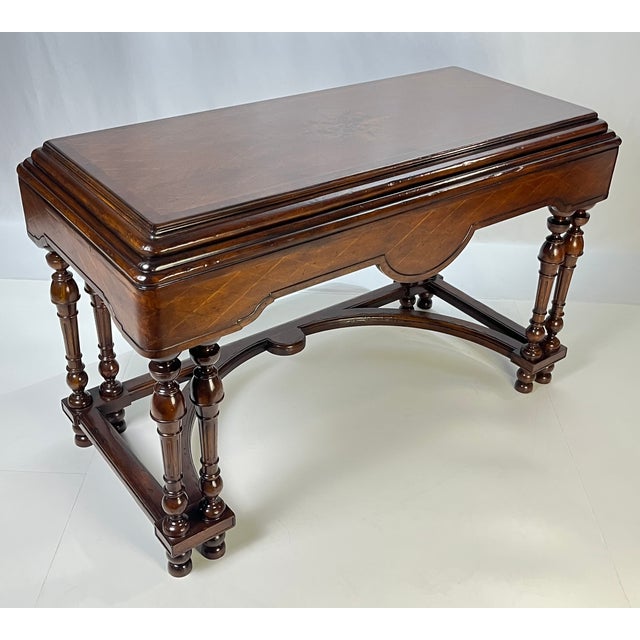 Late 20th Century John-Richard "European Crossroads" Inlay Console Table For Sale - Image 14 of 18