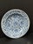 Late 20th Century Chinese Art Porcelain Blue and White Plate with Floral Design ITEM NAME: Chinese Art Porcelain Blue and...