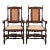 Jacobean Cane Back Armchairs - a Pair For Sale