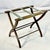Wood 1970s Vintage Boho Chic English Style Folding Luggage Rack For Sale - Image 7 of 12