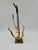 Brass Mid-Century Modern Brutalist Curtis Jere Style Brass Cattails Sculpture For Sale - Image 8 of 8