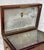 Antique English Benson & Hedges Mahogany Metal Lined Cigar Tobacco Humidor Box For Sale - Image 11 of 15
