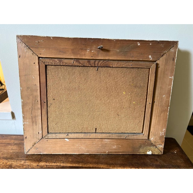 1930s Oil on canvas depicting a view of Paris in the Montparnasse setting by Audry For Sale - Image 10 of 11