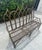 Gothic Authentic McGuire Vintage Rattan Bench, Cathedral Gothic Style For Sale - Image 3 of 9