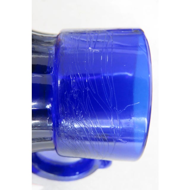 Cobalt Blue Mini Beer Shot Cup Toothpick Holder For Sale - Image 12 of 12