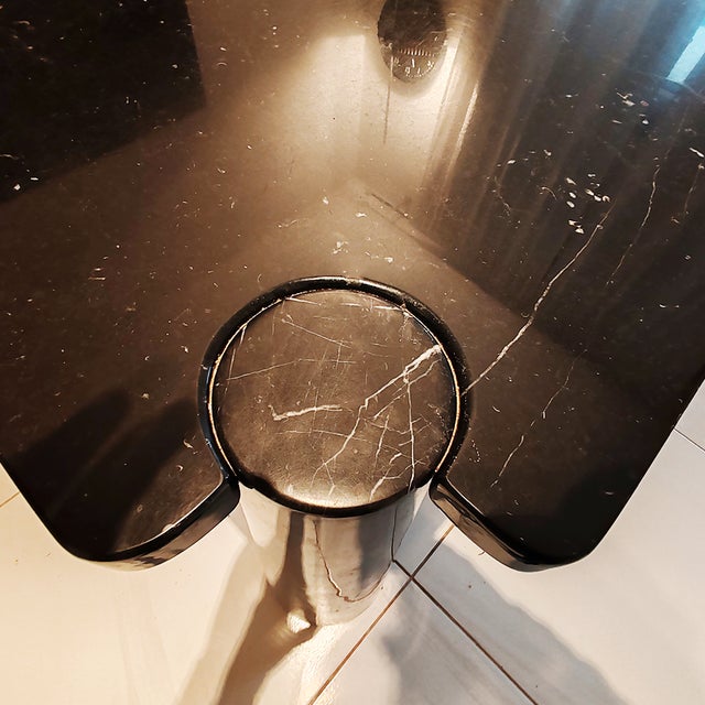 Vintage Eros Marble Table by Angelo Mangiarotti for Skipper, 1970s For Sale - Image 4 of 5