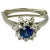 1972 Tiffany & Co Platinum Sapphire and Diamond Cluster Ring For Sale In Tampa - Image 6 of 14