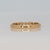 Gold Diamond Band With Milgrain Detailing: Solid 14k Gold – Round Minimalist Jewelry, Size 6.75 For Sale - Image 8 of 9