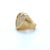 Diamond Pave Heart Ring 18k Yellow Gold, Size 5 For Sale - Image 4 of 6